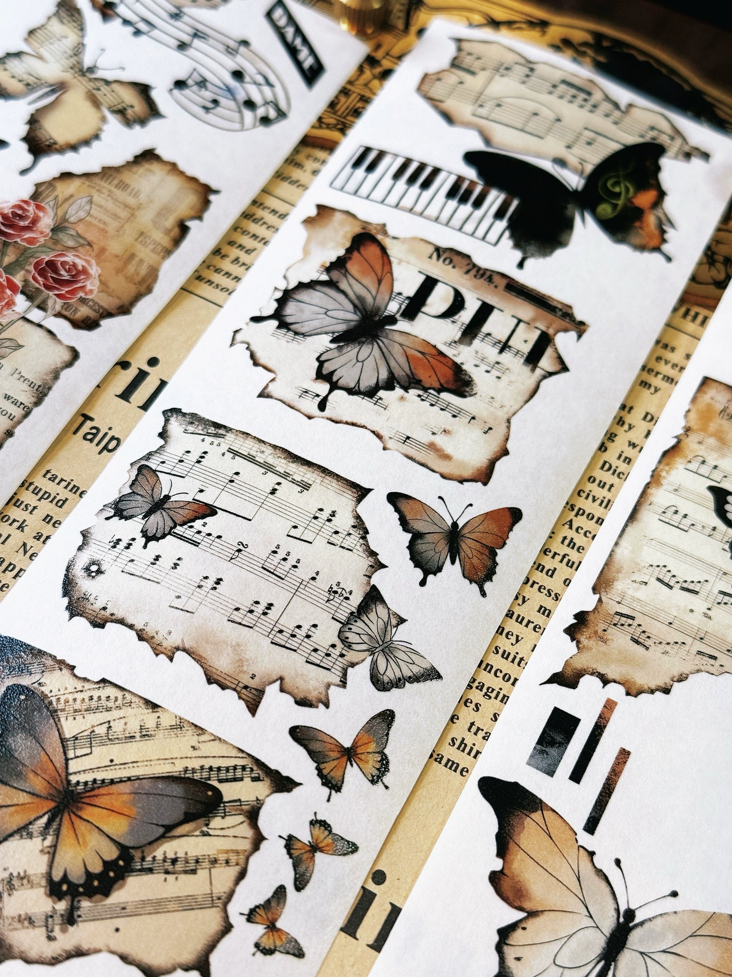 XiYue【Anxious】Original Design Washi/PET Tape Stickers