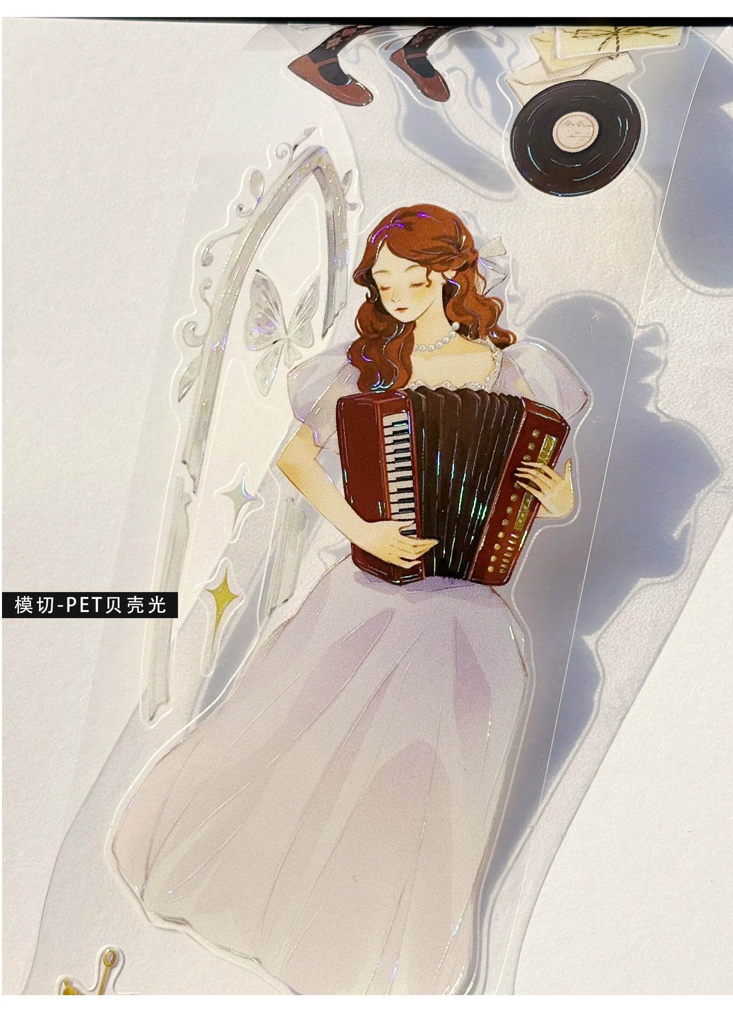 ZiYuanSu Vol15【Fingertip Radiance】Character Material Pre-cut Washi PET Tape