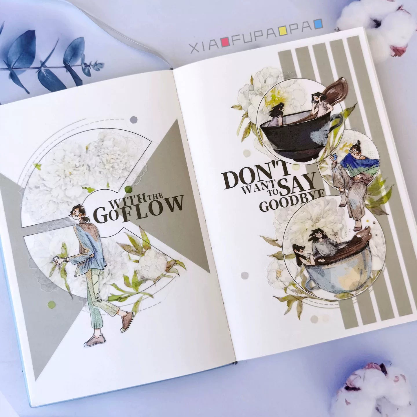 Small Floating Bubble Typesetting3 Washi Tape Basic Lazy Border Frame Suitable for A5/A6/B6