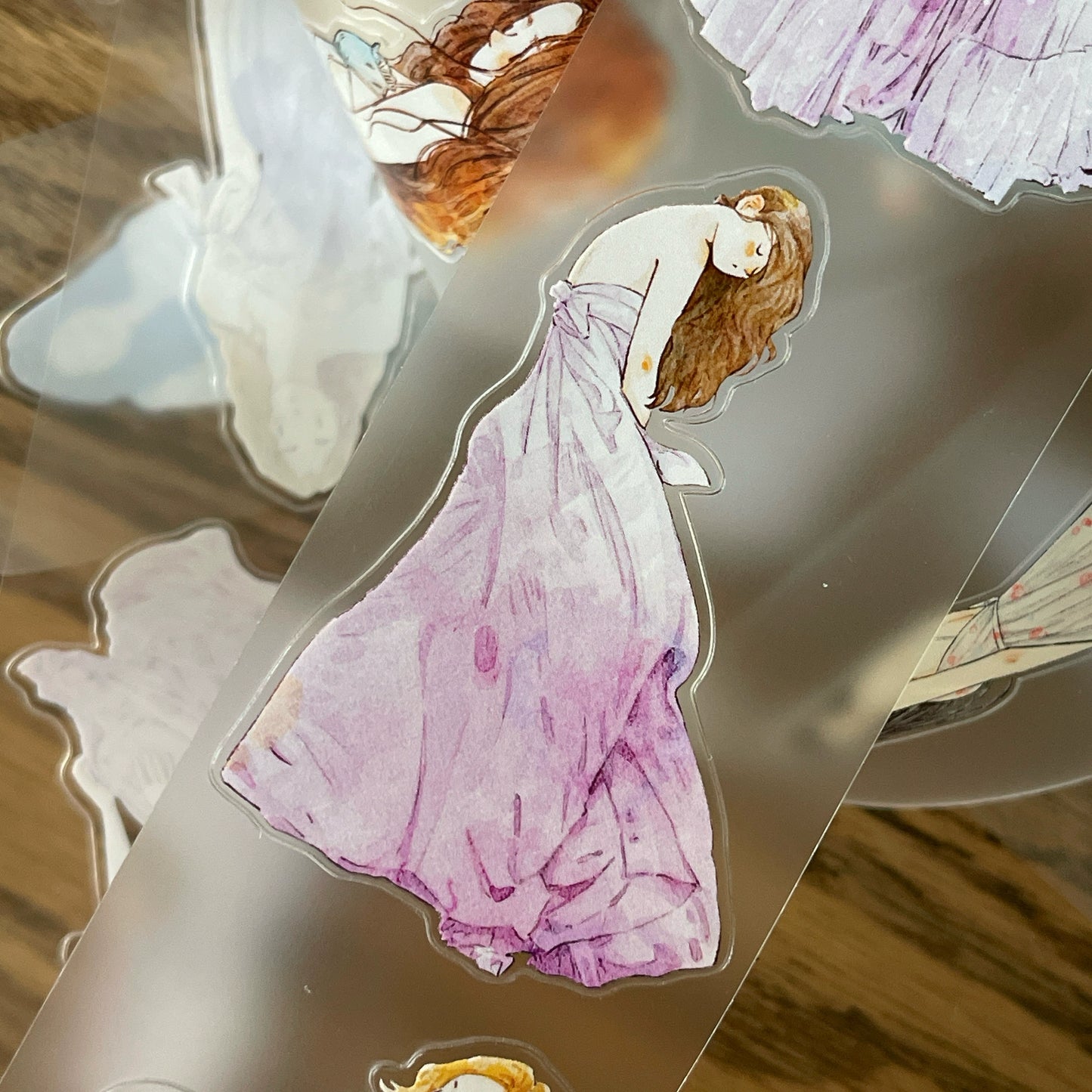 DingDing Vol10【36#Summer Days】Original Design Pre-Cut Washi/PET Tape Stickers,for Scrapbook Supplies,Journaling,Junk Journal,Bullet Journal,Planner Stickers