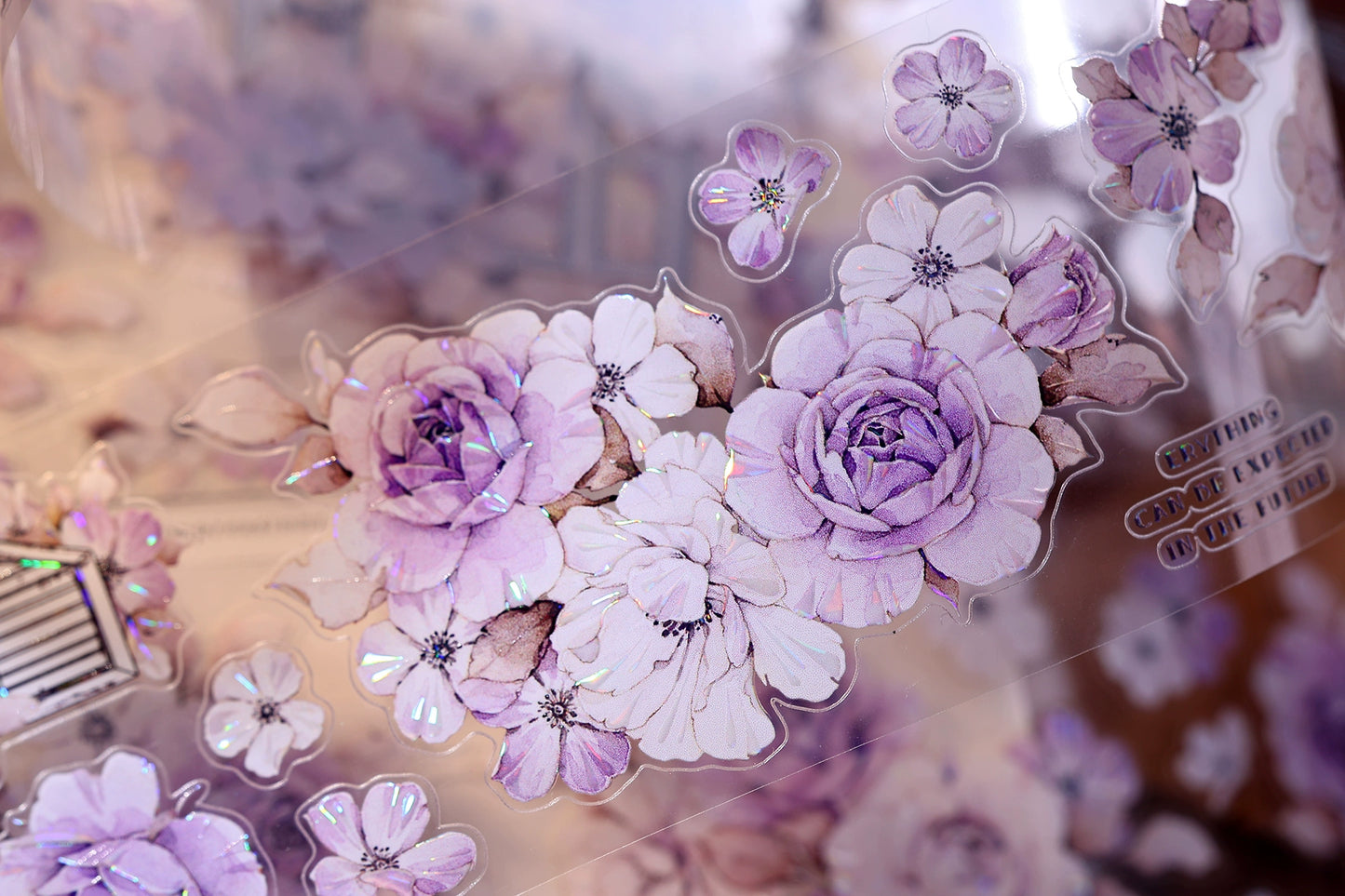 XiaoBaiJia【Sparse Shadows】Light Retro Orginal Design Washi Pet Tape Landscape Stickers