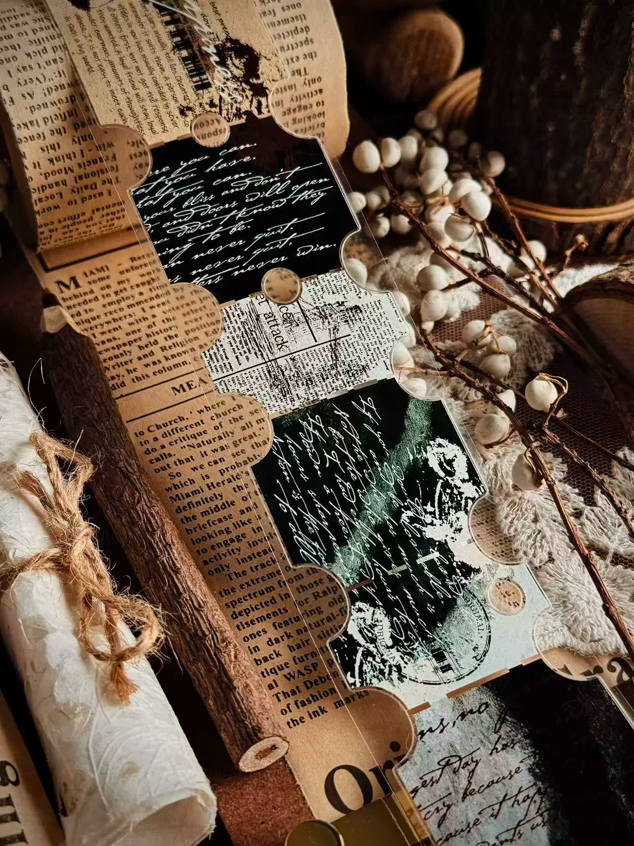 Linlanxi Vol14【The Language of Faith】Original Design Retro Exquisite Vintage Decorative Washi/Pet Tape