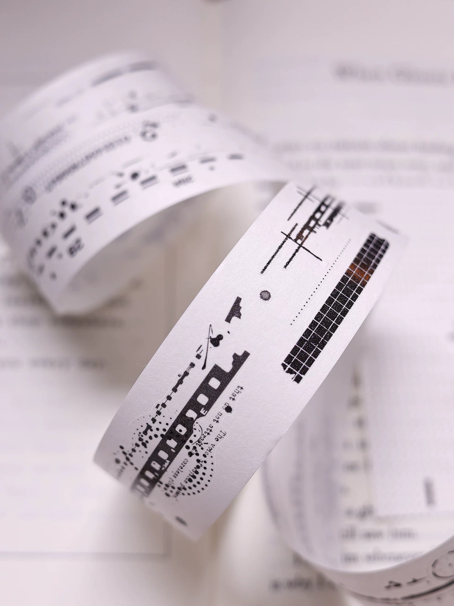 XiaoBaiJia Salt Series【Time Passes and Leaves Traces】Pre-cut Orginal Design Backgroud Washi/Pet Tape Light Retro Stickers