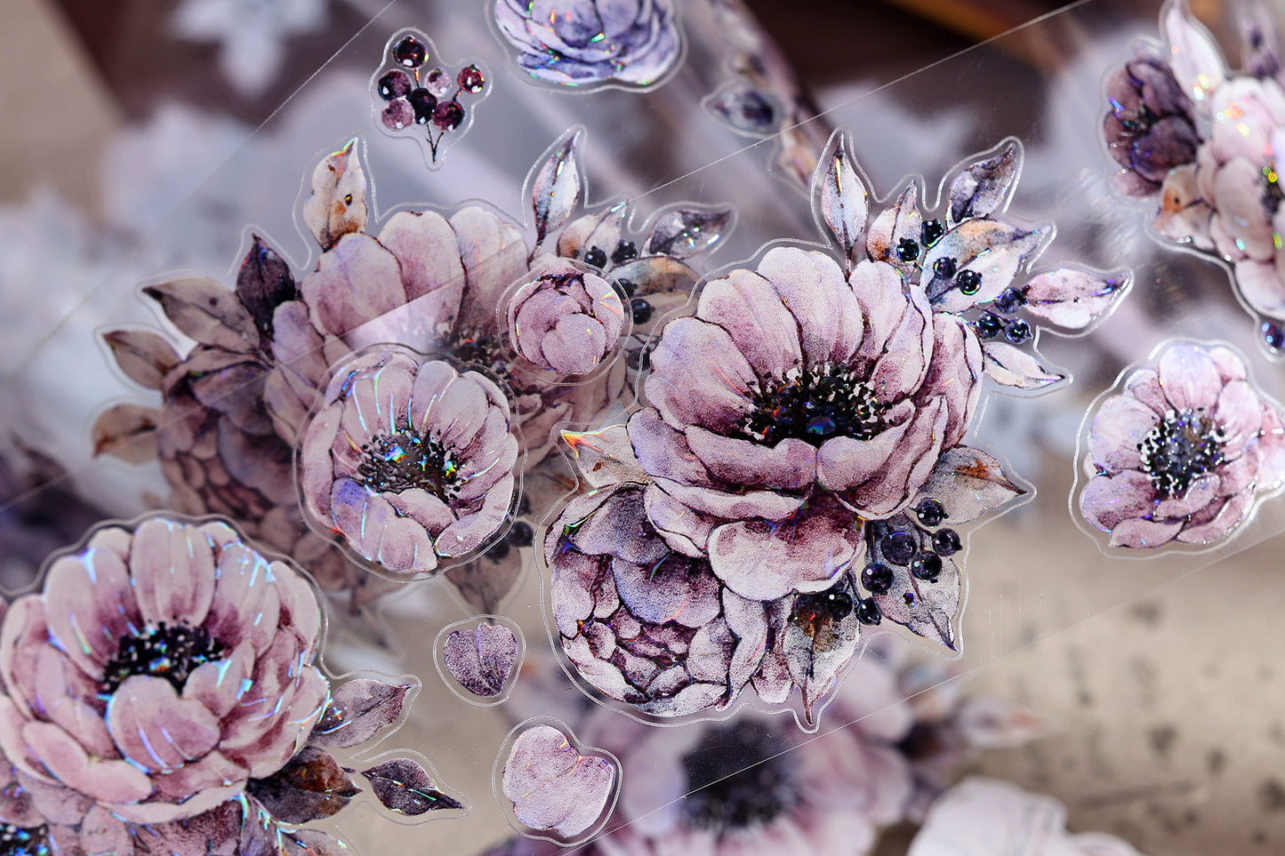 XiaoBaiJia【Night Breeze】Light Retro Orginal Design Washi Pet Tape Landscape Stickers