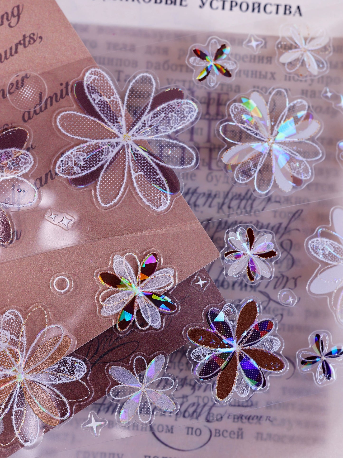 XiaoBaiJia【Cappuccino&White Dream Island】Light Retro Orginal Design Washi Pet Tape Landscape Stickers