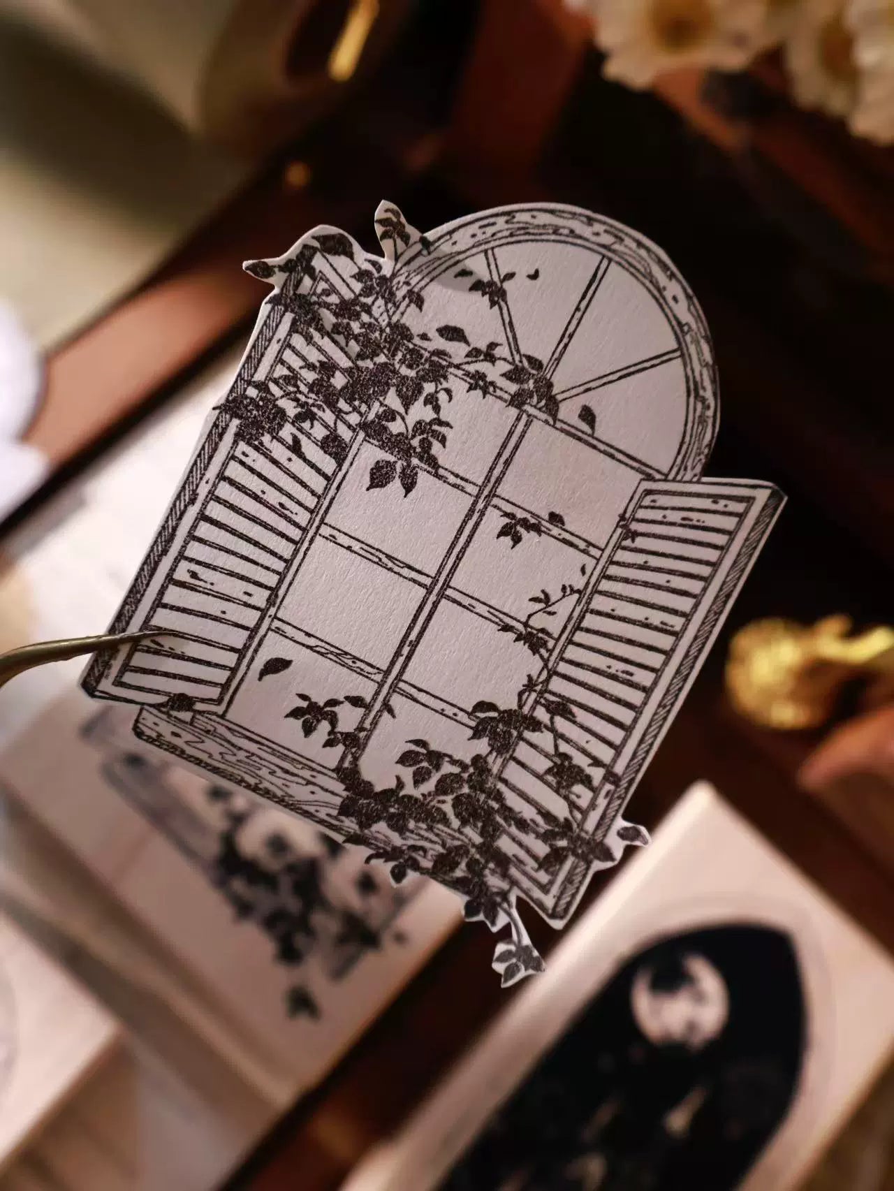 YiEr Vol14【Windows Stamp】Imported Maple Red Rubber and Maple Wood Stamp