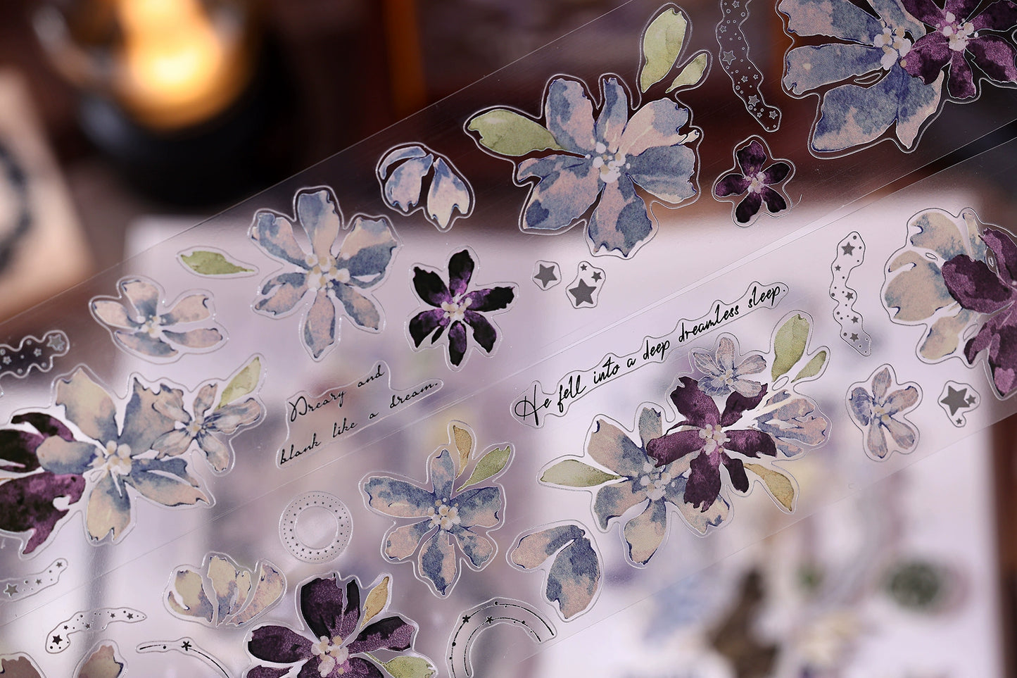 XiaoBaiJia【Dream】Light Retro Orginal Design Washi Pet Tape Landscape Stickers