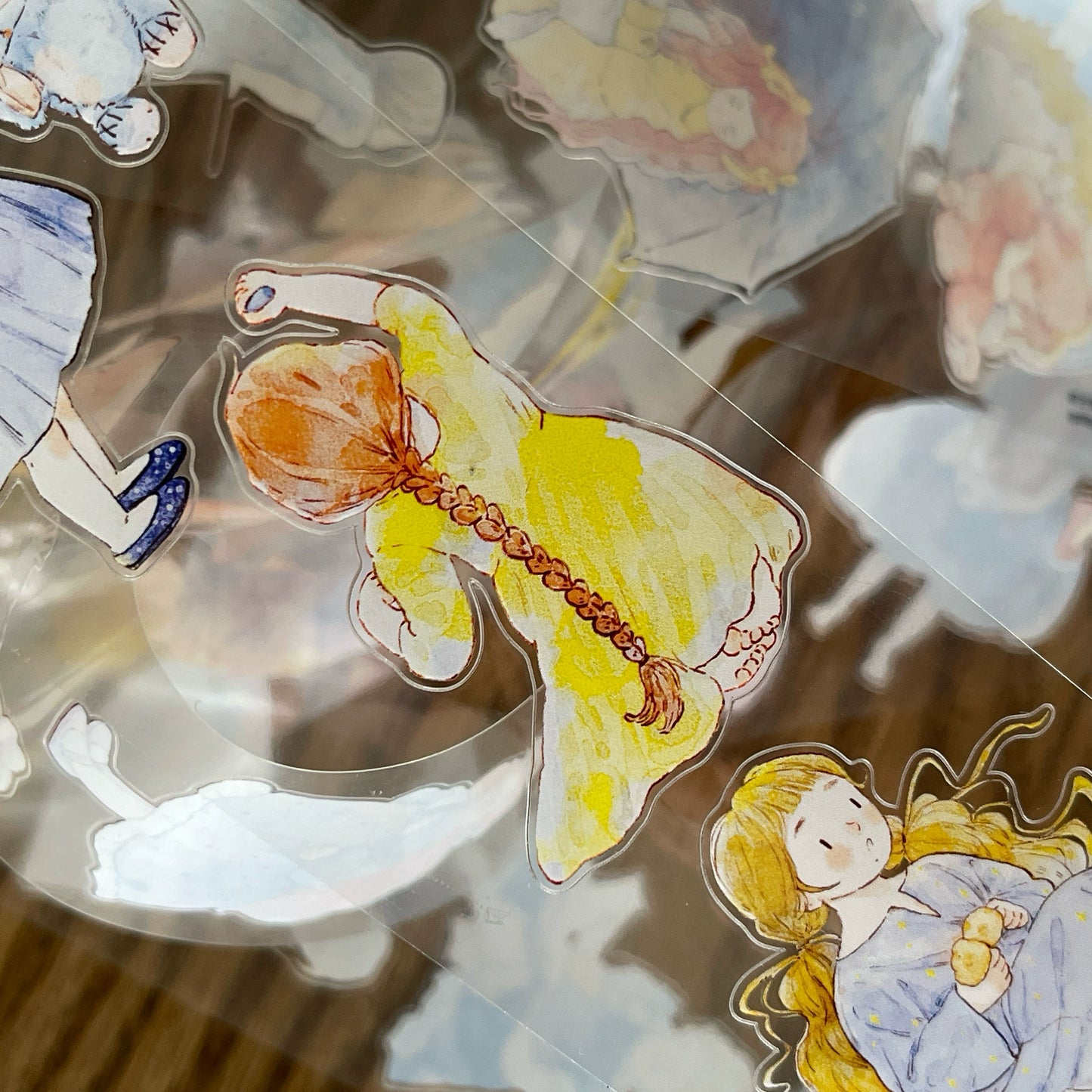 Seahorse Forest Vol7【A40#Child's Wonder】Original Design Pre-Cut Cute Washi/PET Tape Stickers,for Scrapbook Supplies,Journaling,Junk Journal,Bullet Journal,Planner Stickers