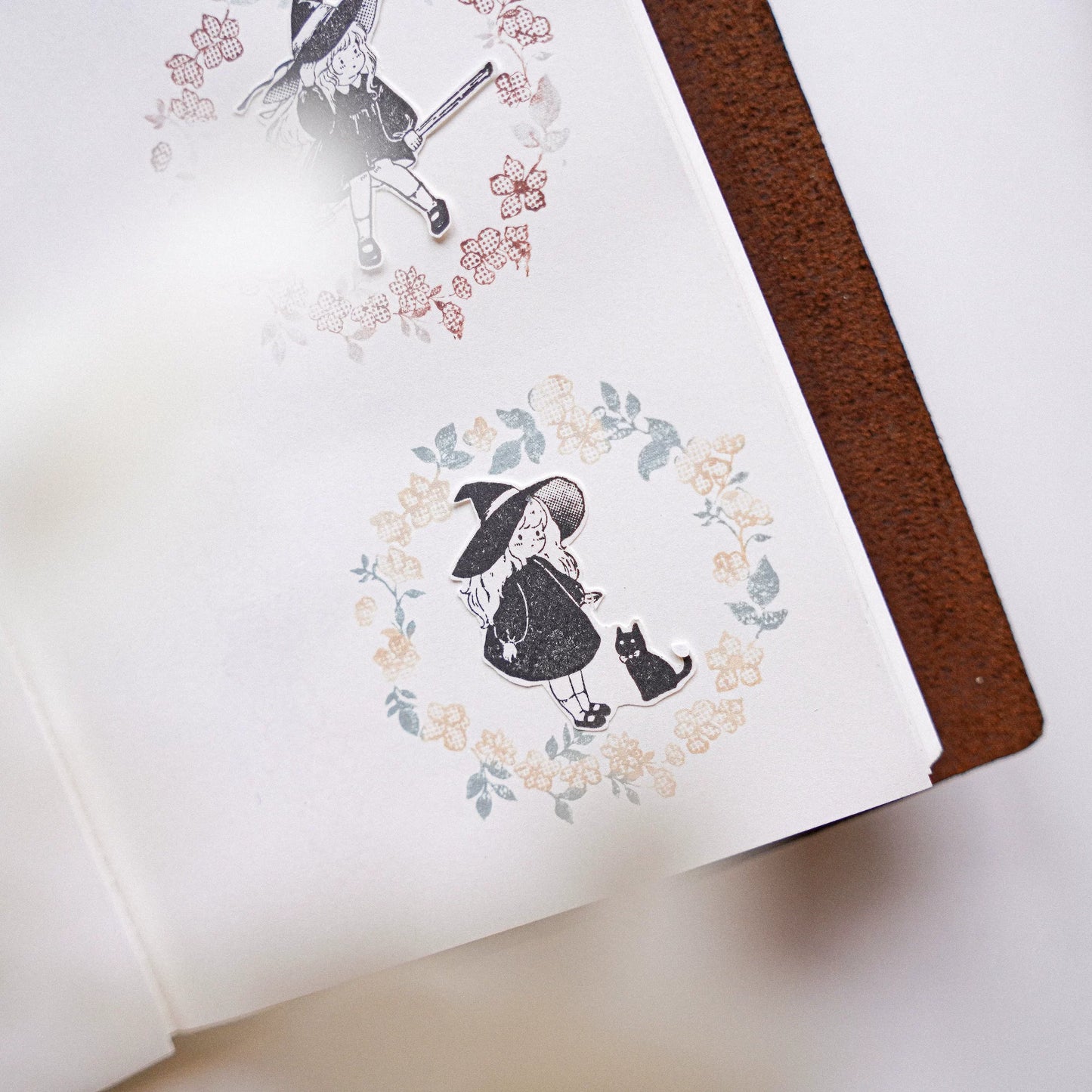 Yuanzi-Jennyuanzi【Lace Border Series】Retro maple Stamp