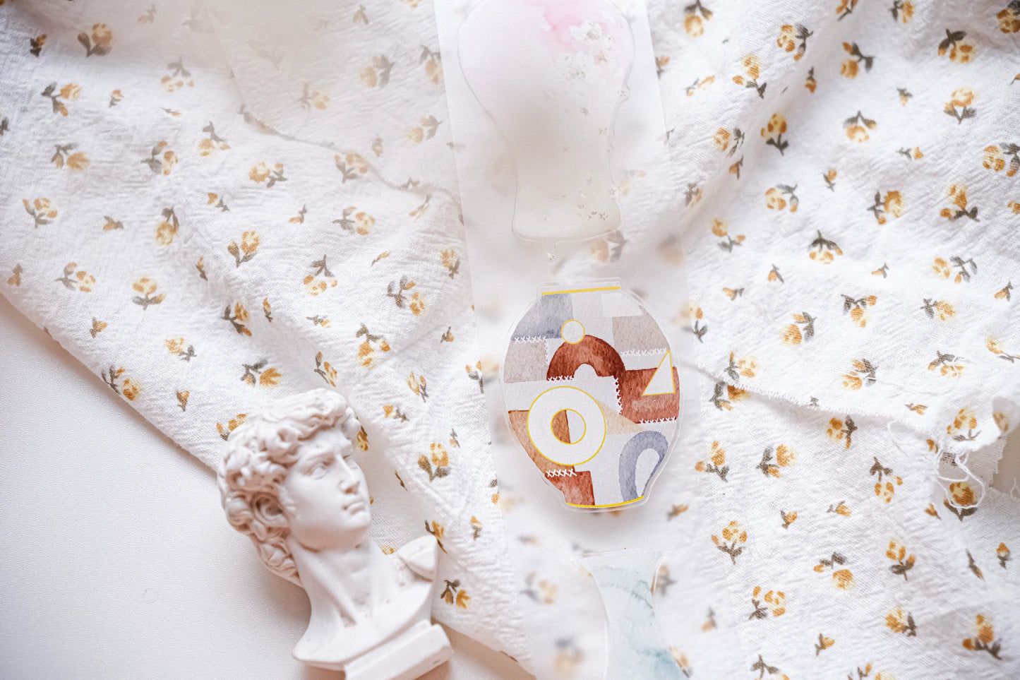 Yuanzi-Jennyuanzi【Nianci 2】Vorgeschnittenes Vase Washi PET Tape
