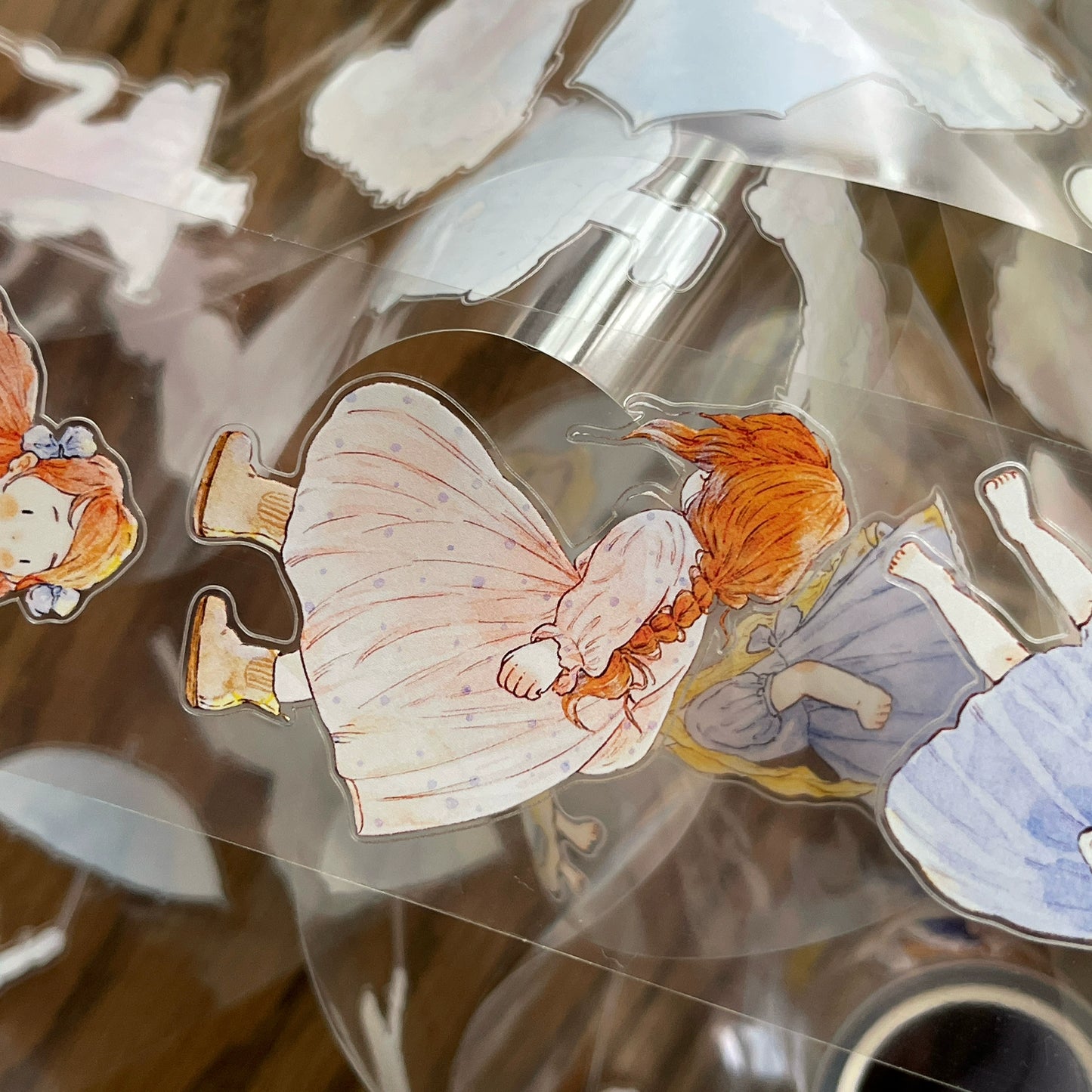 Seahorse Forest Vol7【A40#Child's Wonder】Original Design Pre-Cut Cute Washi/PET Tape Stickers,for Scrapbook Supplies,Journaling,Junk Journal,Bullet Journal,Planner Stickers