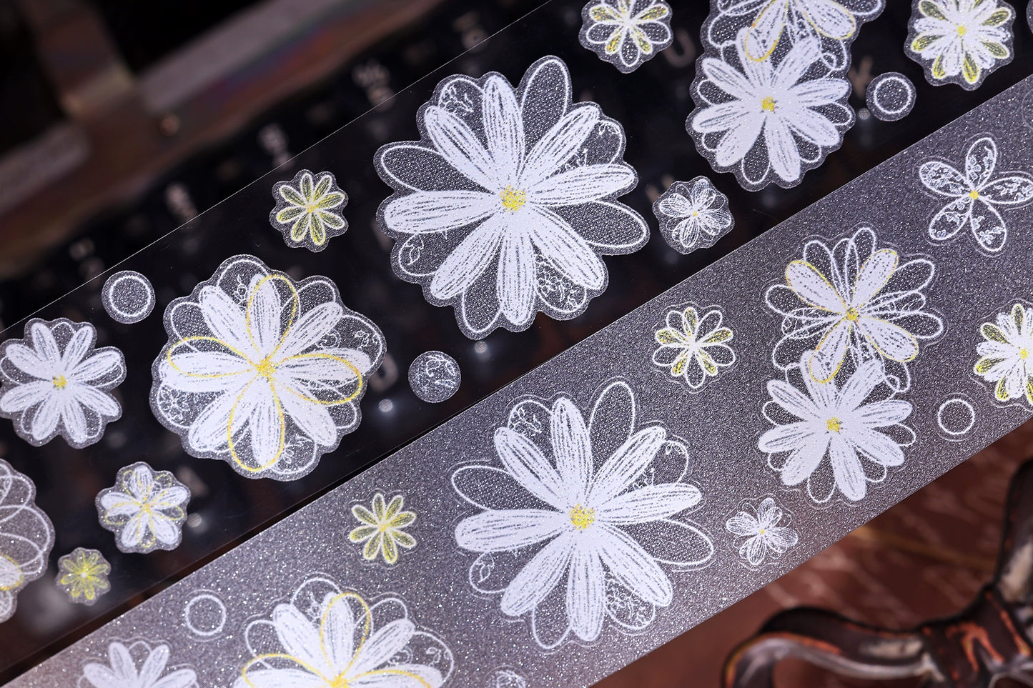 XiaoBaiJia【Cappuccino&White Dream Island】Light Retro Orginal Design Washi Pet Tape Landscape Stickers