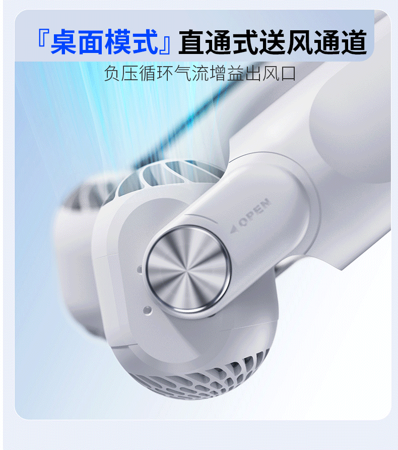 ‌Wear the Chill! 2400mAh AR Turbine Bladeless Neck Fan — Negative Pressure Cooling, Real Cold Wind, Hands-Free