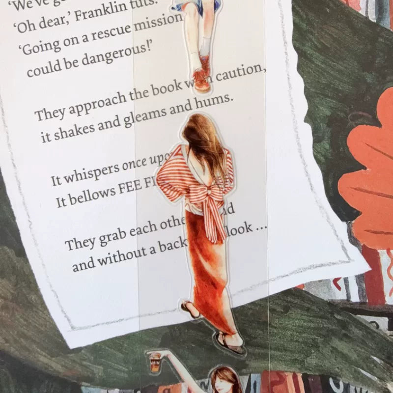 ZaoZao Vol3【Rouge】Original Design Kiss-Cut Washi PET Tape Stickers,for Scrapbook Supplies,Journaling,Junk Journal,Bullet Journal,Planner Stickers