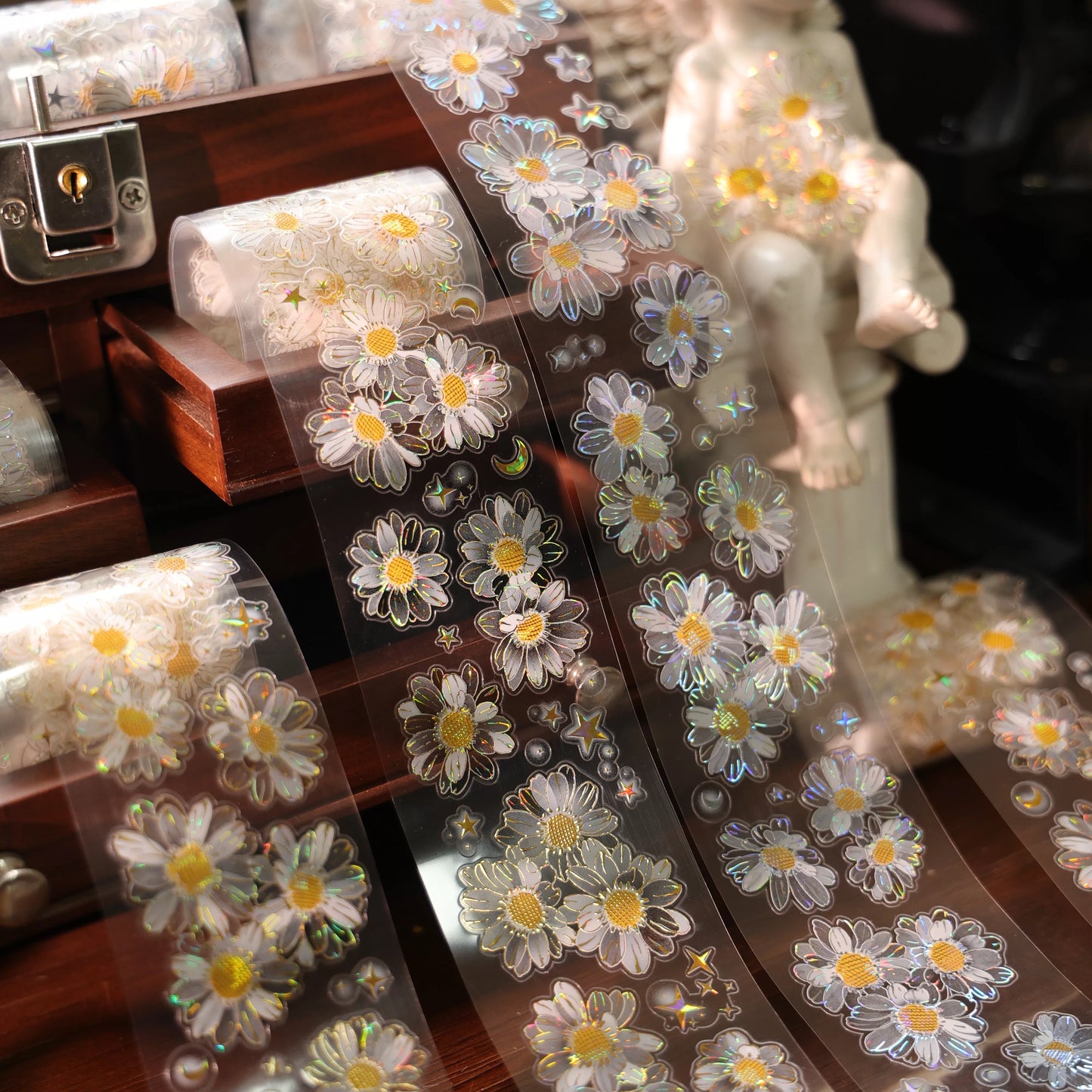 YiEr Vol17【Air Garden】Kiss-cut Floral Washi Tape and PET Stickers