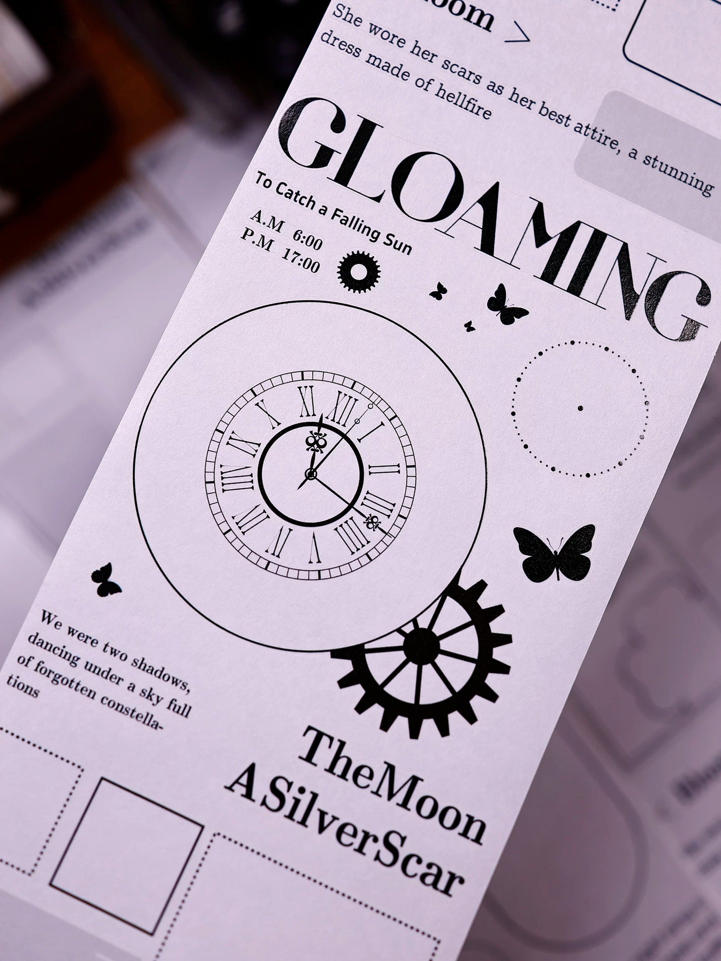 XiaoBaiJia Salt Series【Blank Line Frame】Pre-cut Orginal Design Washi/Pet Tape Light Retro Stickers