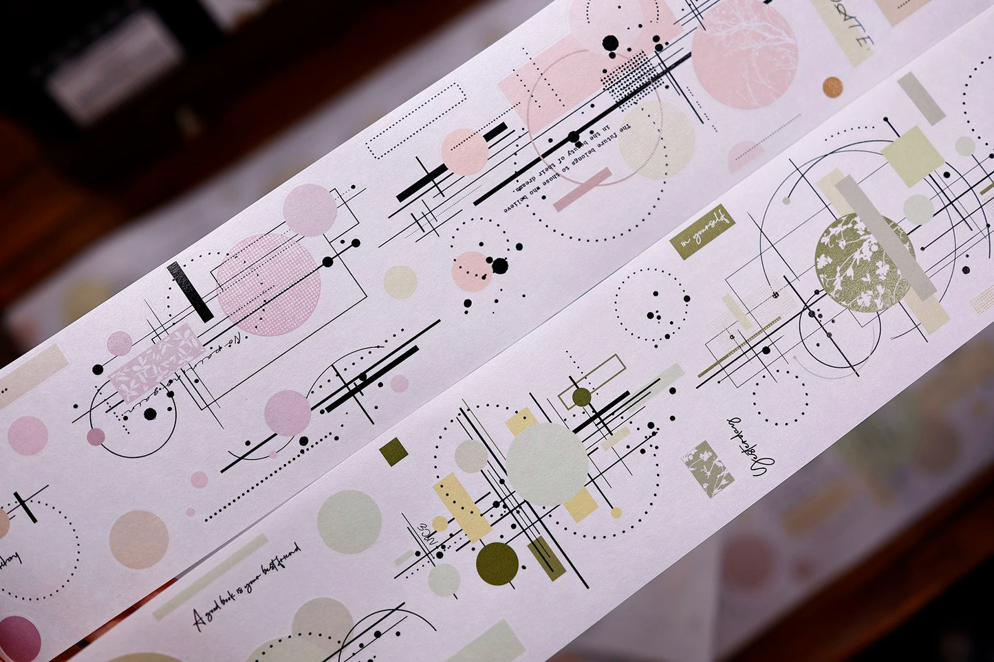 XiaoBaiJia Salt Series【Color Circle Collection】Pre-cut Orginal Design Washi/Pet Tape Light Retro Stickers