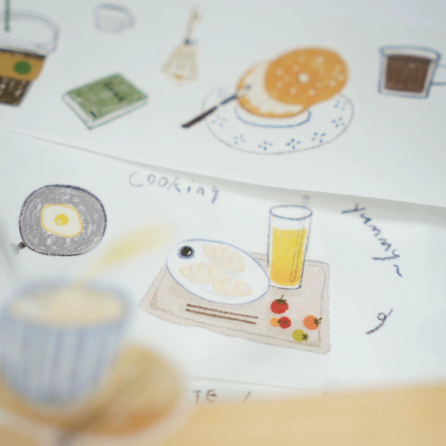 A Bit of A Studio【What's in My Bag】Pre-cut Camp/Breakfast/Bag/Forest Washi/PET Tape