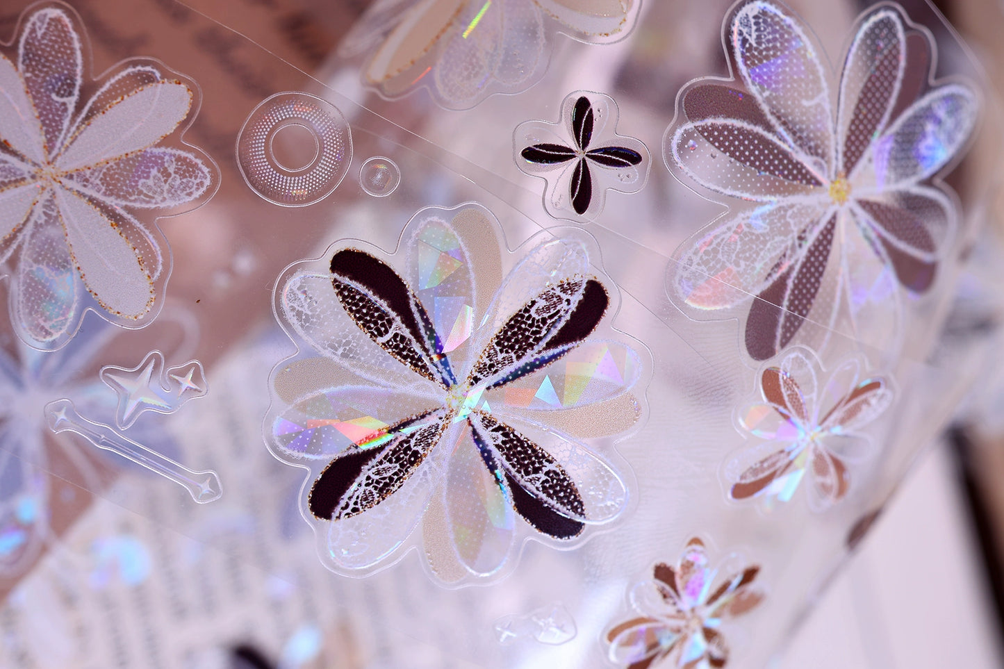 XiaoBaiJia【Cappuccino&White Dream Island】Light Retro Orginal Design Washi Pet Tape Landscape Stickers