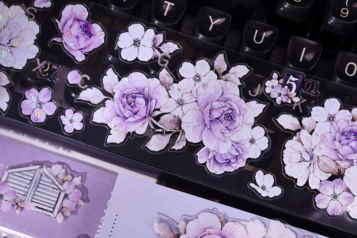 XiaoBaiJia【Sparse Shadows】Light Retro Orginal Design Washi Pet Tape Landscape Stickers