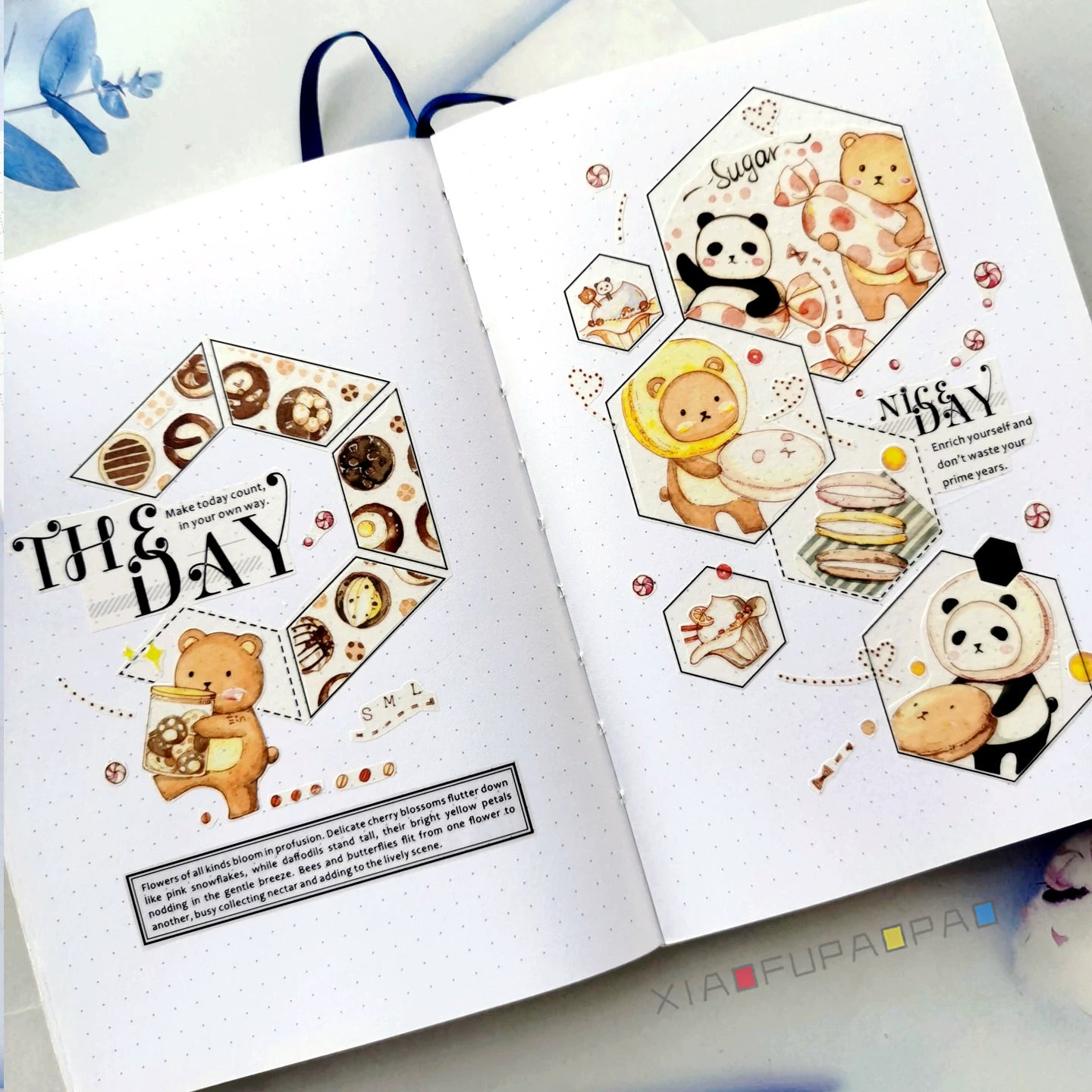 Small Floating Bubble Typesetting5 Washi Tape Basic Lazy Border Frame Suitable for A6/B6/A5