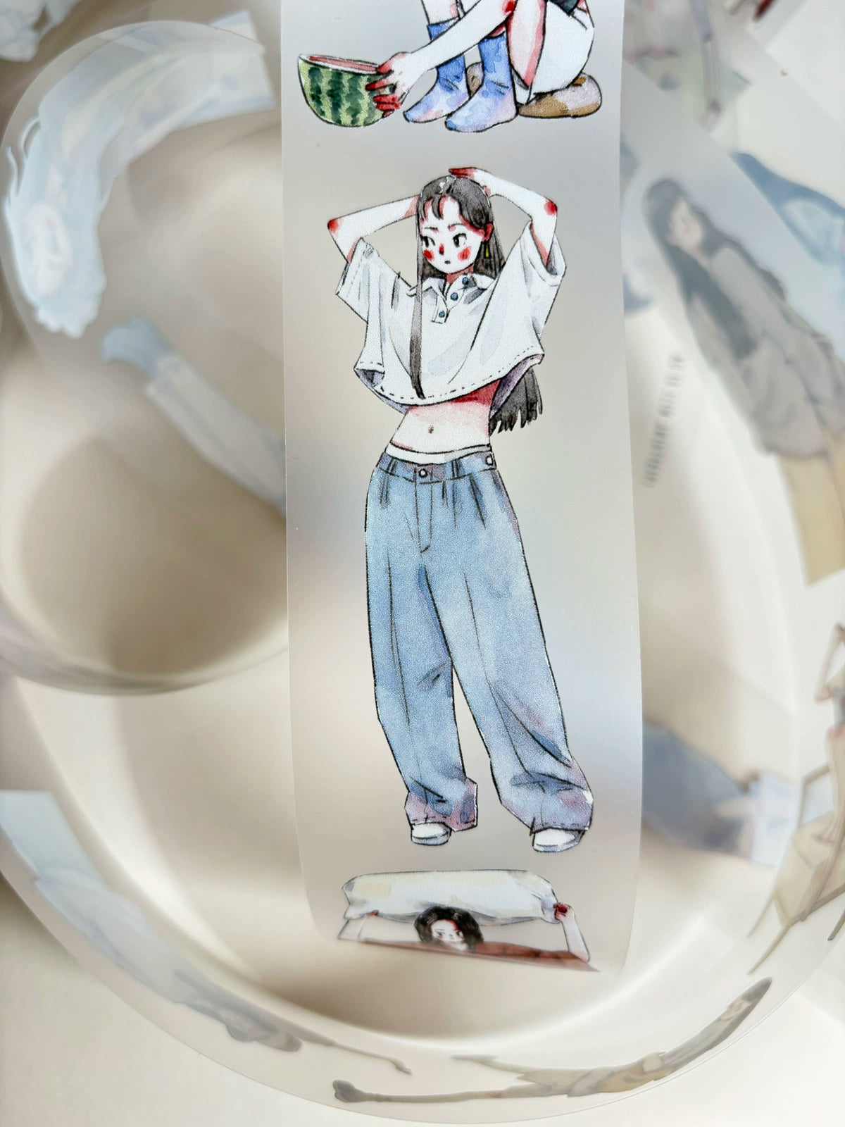 Kaixiaoxun Vol6 【Nothing to do today】 handbook Washi/Matte PET Tape