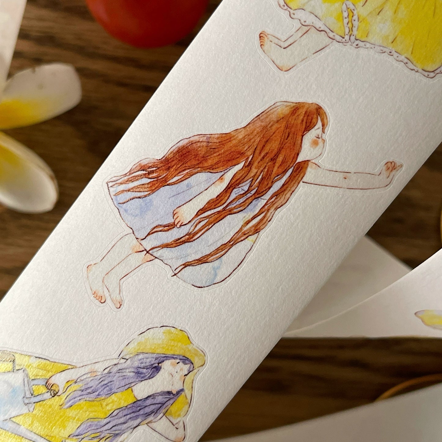 Seahorse Forest Vol7【A40#Child's Wonder】Original Design Pre-Cut Cute Washi/PET Tape Stickers,for Scrapbook Supplies,Journaling,Junk Journal,Bullet Journal,Planner Stickers