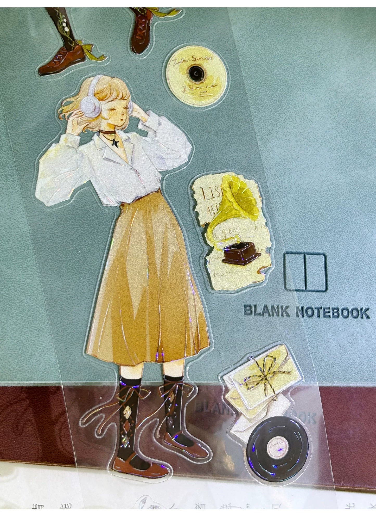 ZiYuanSu Vol15【Fingertip Radiance】Character Material Pre-cut Washi PET Tape