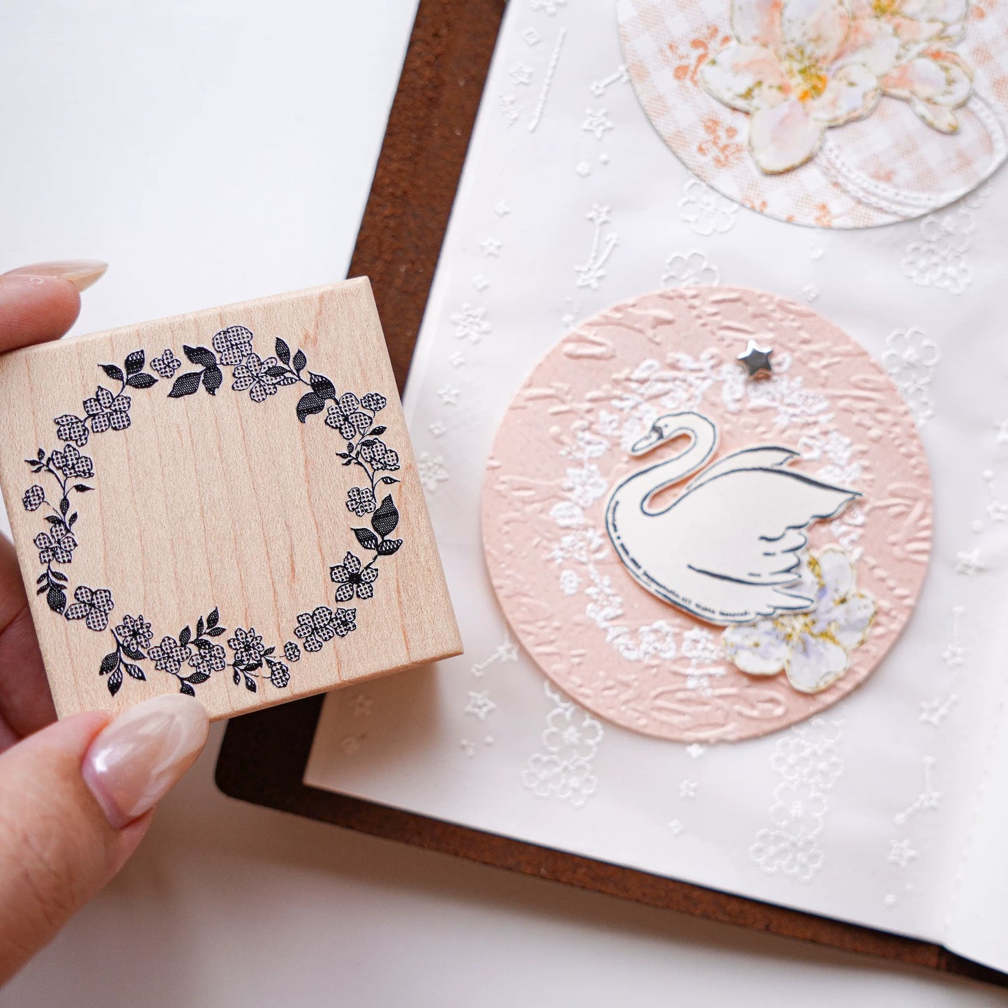 Yuanzi-Jennyuanzi【Lace Border Series】Retro maple Stamp