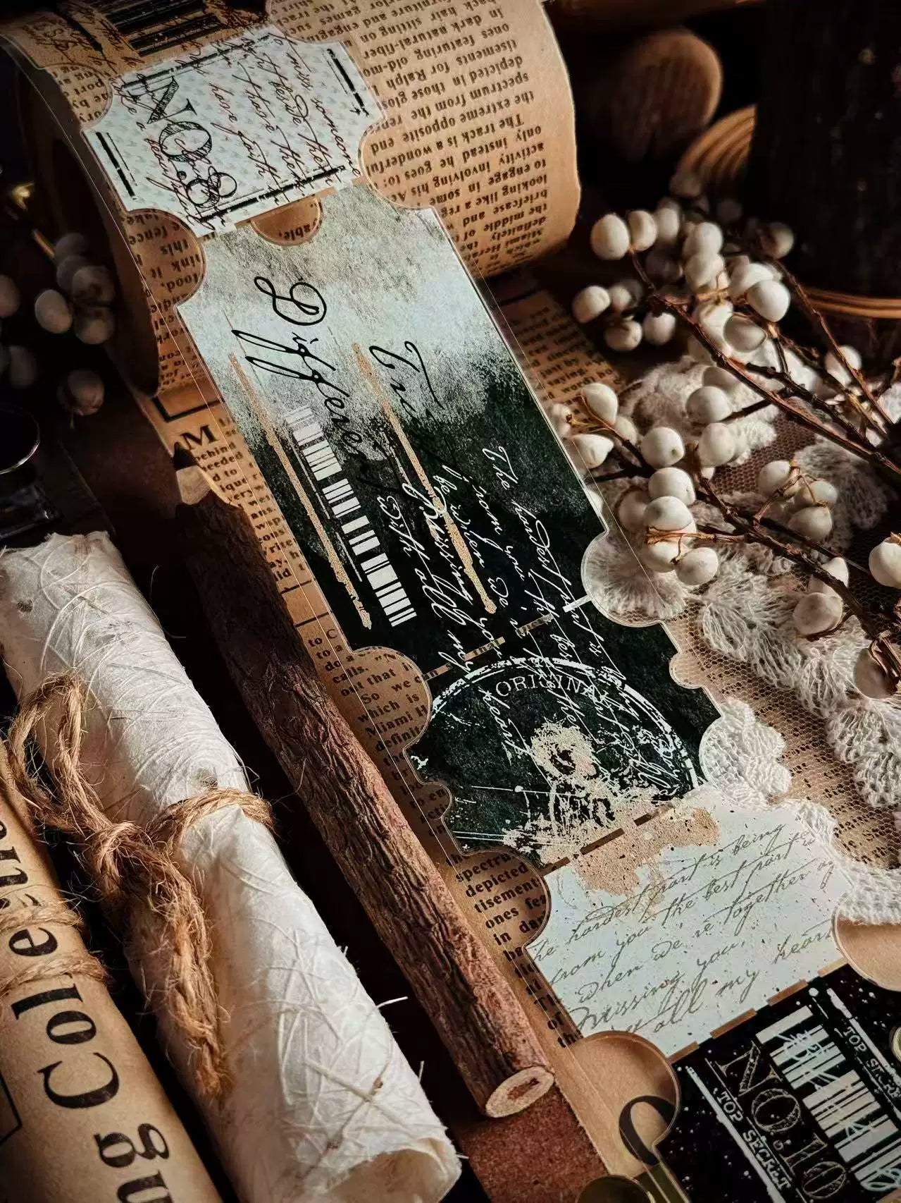Linlanxi Vol14【The Language of Faith】Original Design Retro Exquisite Vintage Decorative Washi/Pet Tape