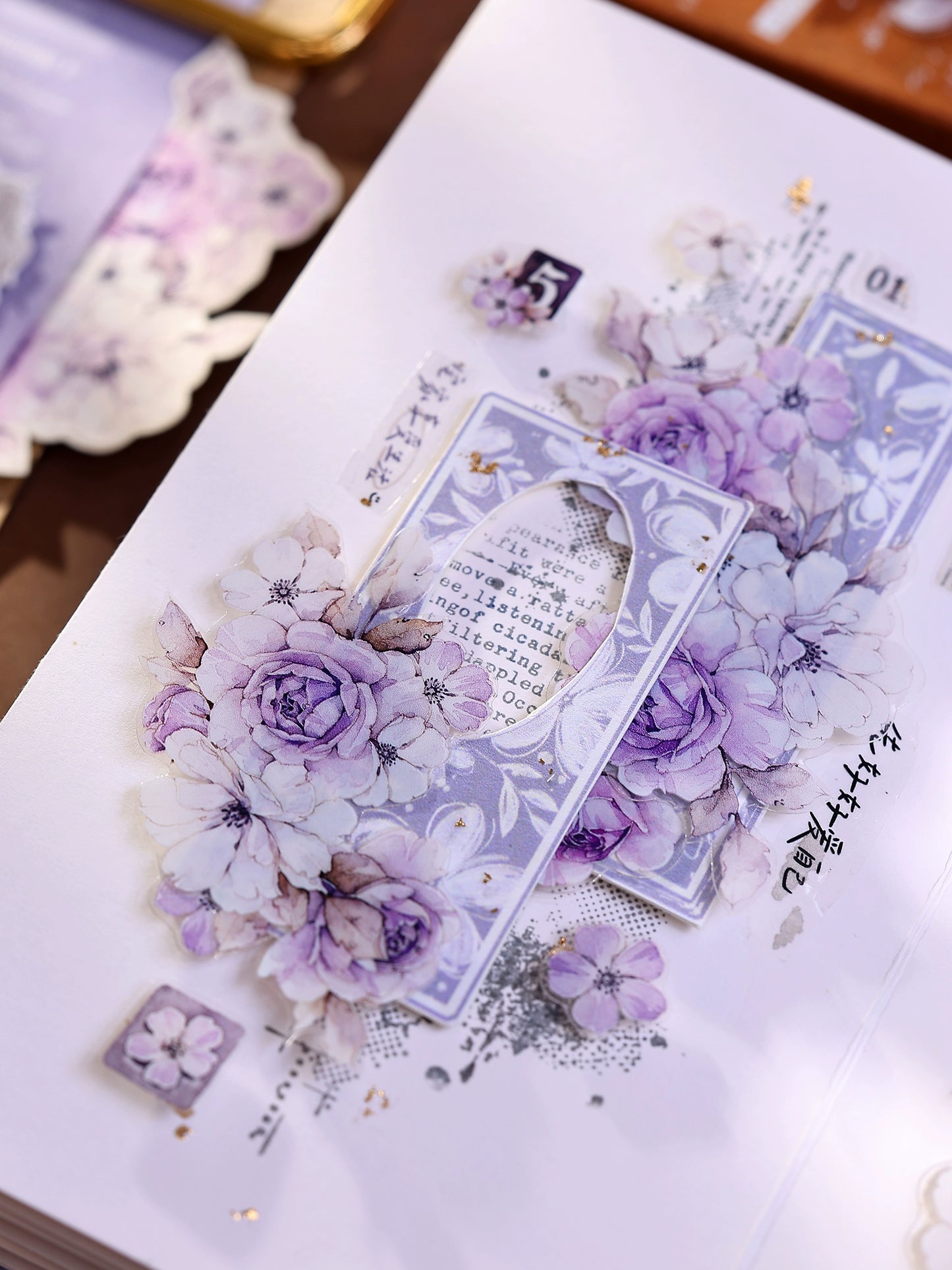 XiaoBaiJia【Sparse Shadows】Light Retro Orginal Design Washi Pet Tape Landscape Stickers