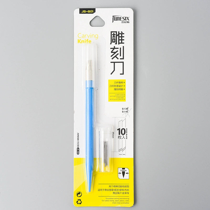 Handheld Pen Knife,Cutting Pad,Cutting tape,Cutting Pen Knife,Rubber Seal Carving Knife,Cutting Paper Pen,Handmade Knife,Art Knife
