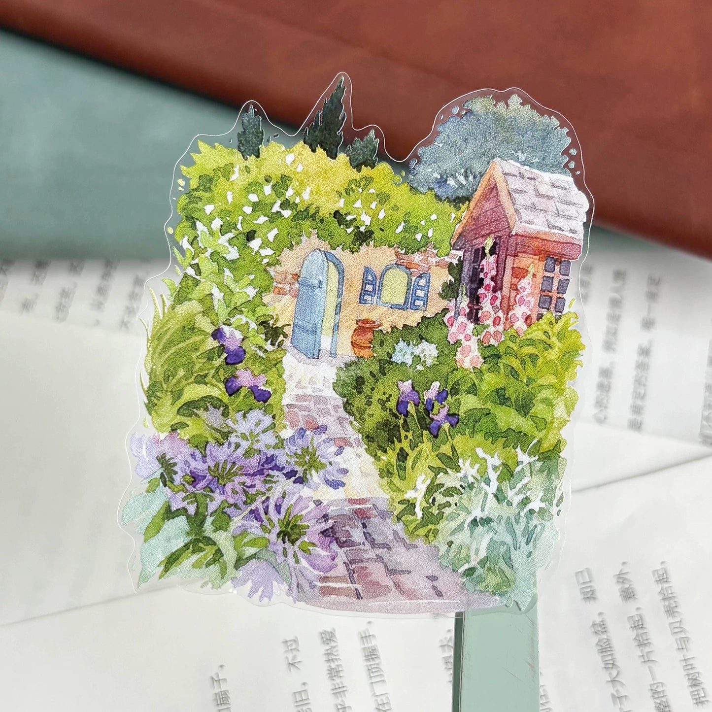 ZiYuanSu Vol15【Summer Garden Scene】Background Scene Pre-cut Washi PET Tape