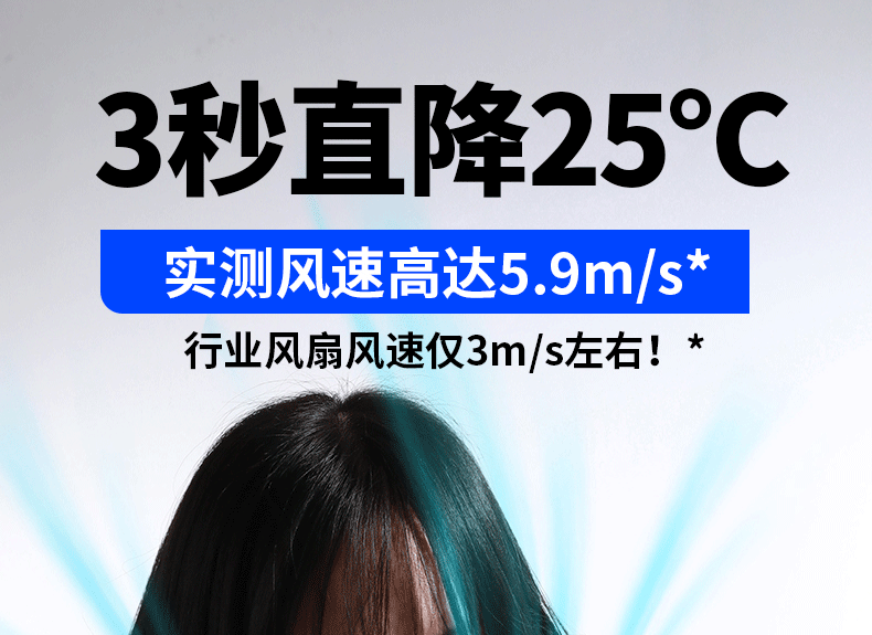 ‌Wear the Chill! 2400mAh AR Turbine Bladeless Neck Fan — Negative Pressure Cooling, Real Cold Wind, Hands-Free