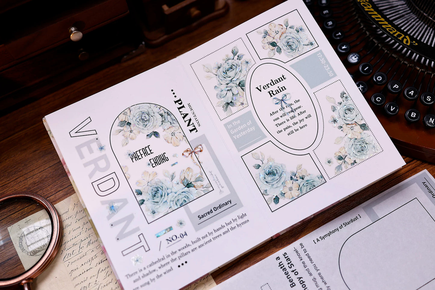 XiaoBaiJia Salt Series【Color Frame Edge Sequence】Pre-cut Orginal Design Washi/Pet Tape Light Retro Stickers