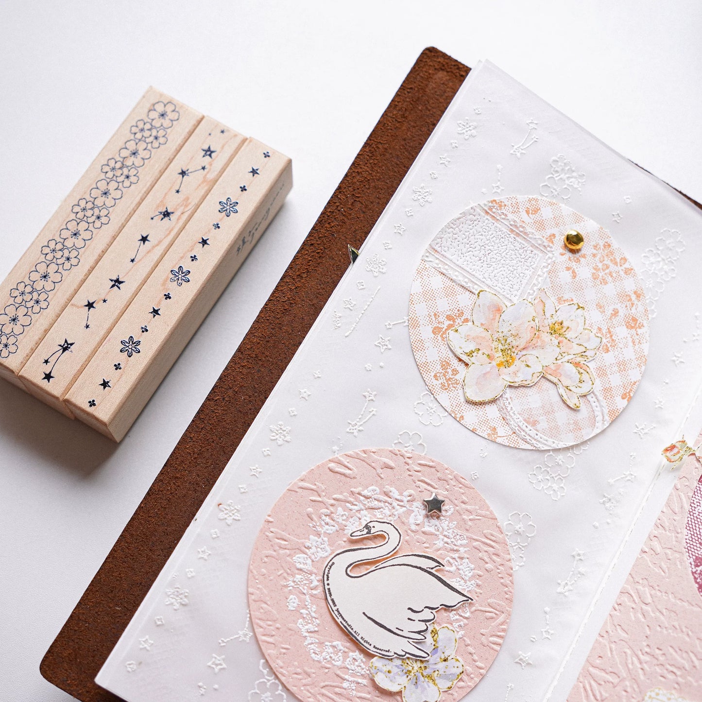 Yuanzi-Jennyuanzi【Split Line Series】Vorgeschnittenes Originaldesign Retro-Stempel
