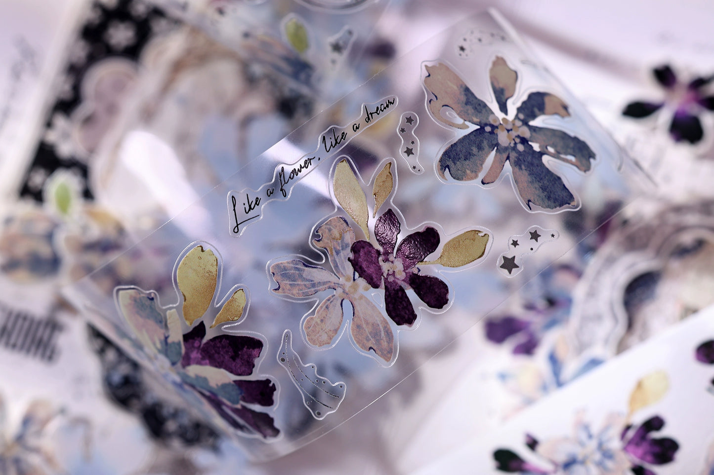 XiaoBaiJia【Dream】Light Retro Orginal Design Washi Pet Tape Landscape Stickers