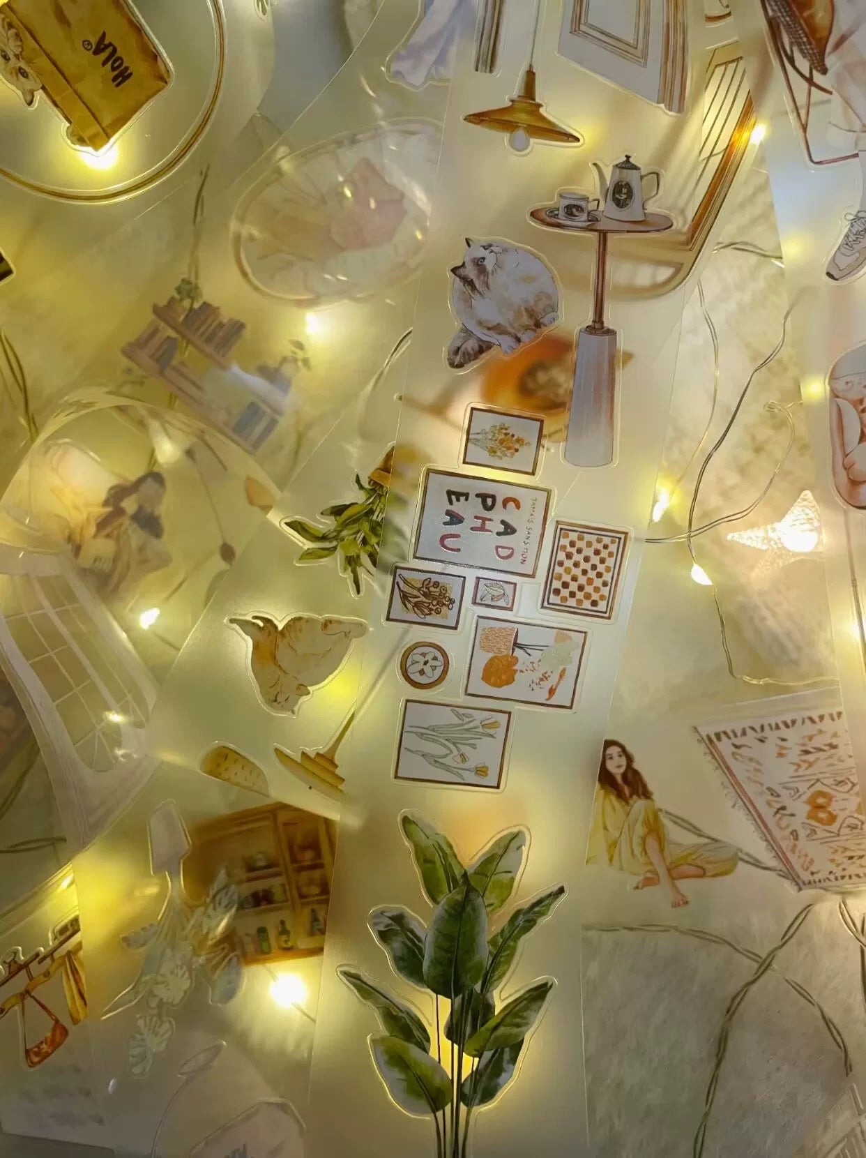 ZaoZao Vol3【Small Object】Original Design Kiss-Cut Washi PET Tape Stickers,for Scrapbook Supplies,Journaling,Junk Journal,Bullet Journal,Planner Stickers