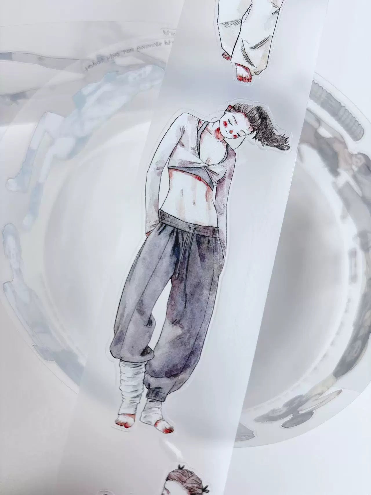 Kaixiaoxun Vol10 【Cool Girl】 Pre-Cut Long Loop Washi/Matte PET Tape for Scrapbook Supplies,Junk Journal Supplies