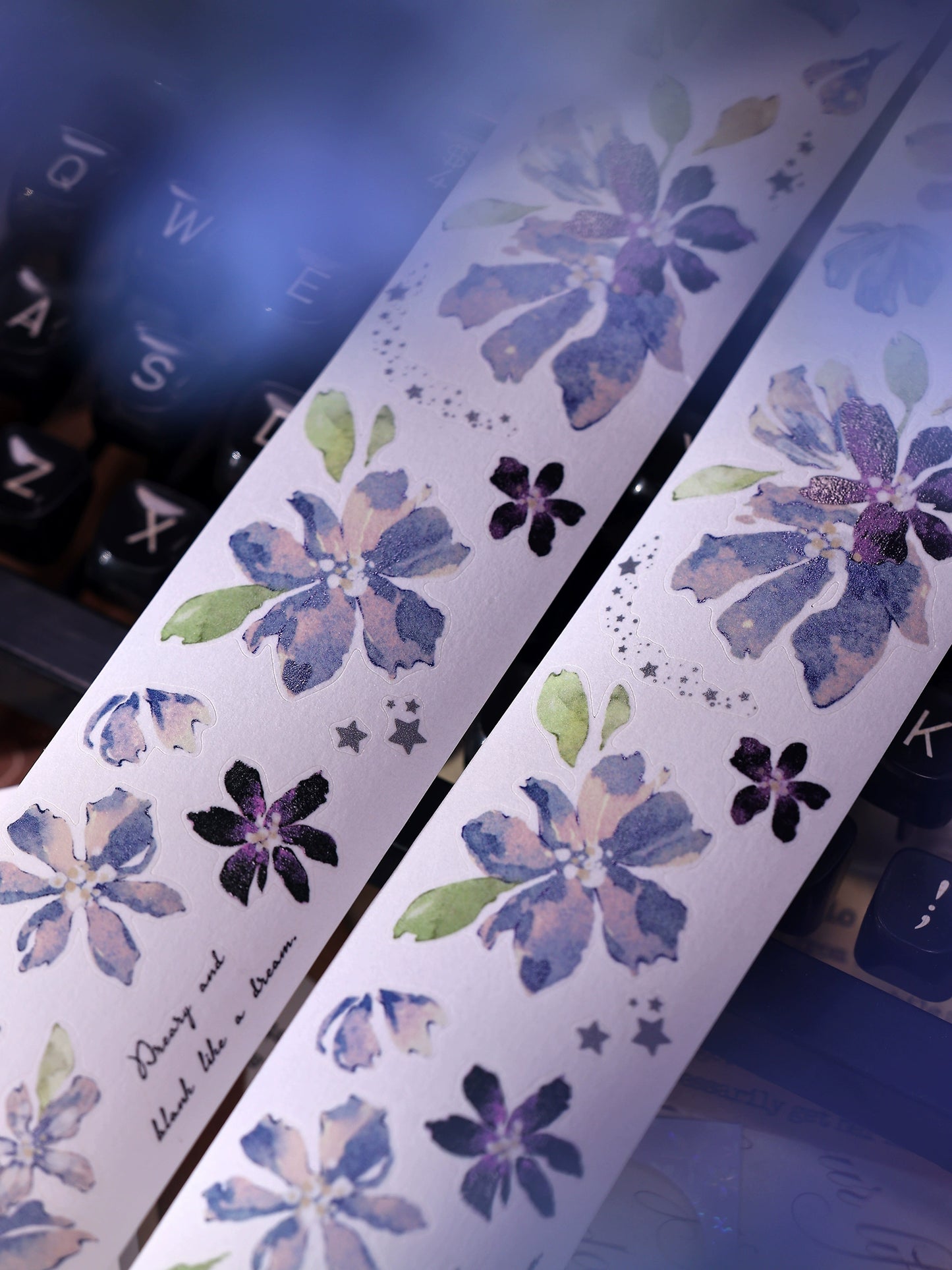 XiaoBaiJia【Dream】Light Retro Orginal Design Washi Pet Tape Landscape Stickers