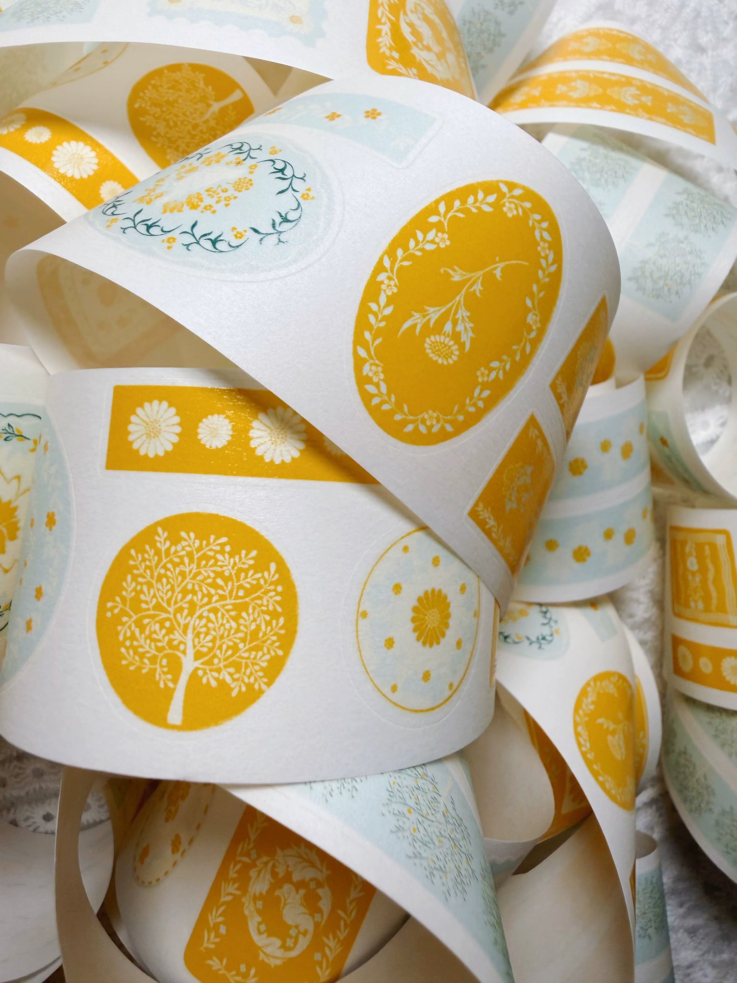 ZaoZao Vol4【Chat among Flowers】Original Design Kiss-Cut Washi PET Tape Stickers,for Scrapbook Supplies,Journaling,Junk Journal,Bullet Journal,Planner Stickers