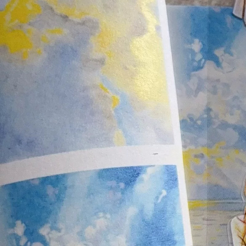 ZaoZao Vol3【Sky Color】Original Design Kiss-Cut Washi PET Tape Stickers,for Scrapbook Supplies,Journaling,Junk Journal,Bullet Journal,Planner Stickers