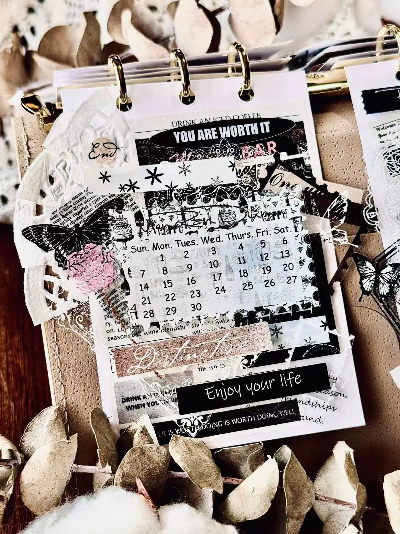 Linlanxi【Hand drawn Flower Collection】 Original New Product Light Retro Bouquet Washi/Pet Tape Long Loop Whole Roll