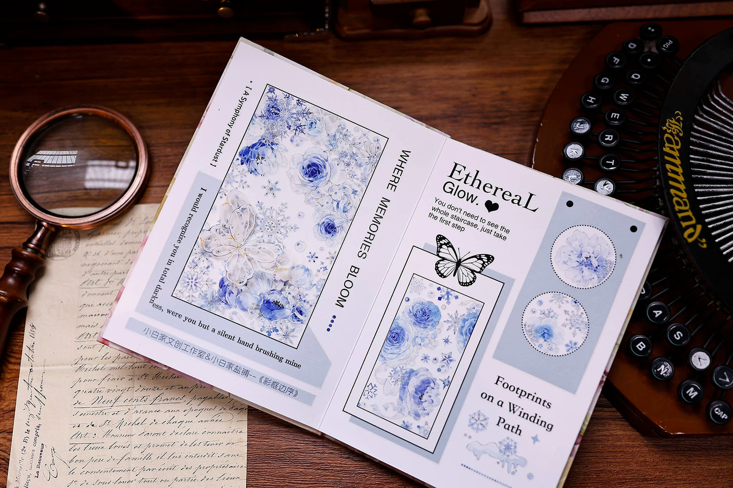 XiaoBaiJia Salt Series【Color Frame Edge Sequence】Pre-cut Orginal Design Washi/Pet Tape Light Retro Stickers