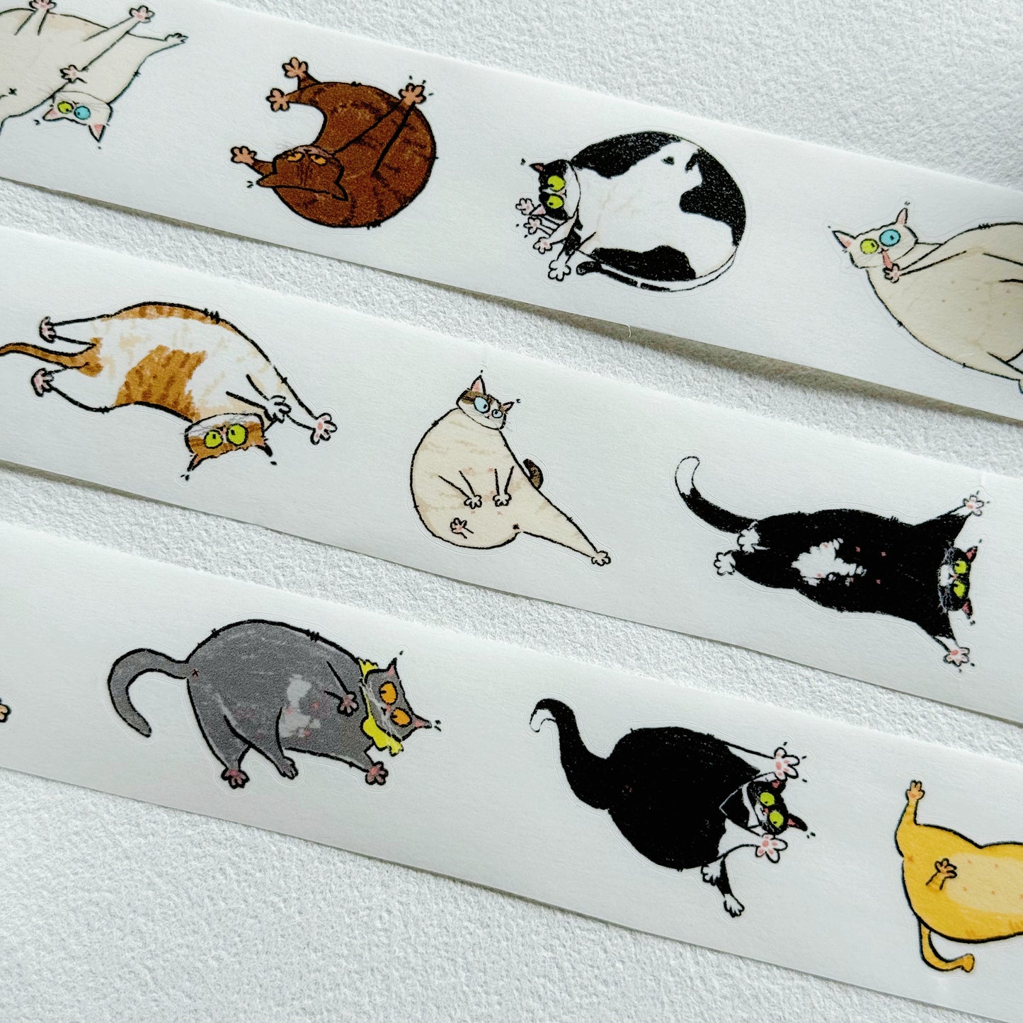 XiYue【New Cat Series】Original Car Design Washi/PET Tape Stickers