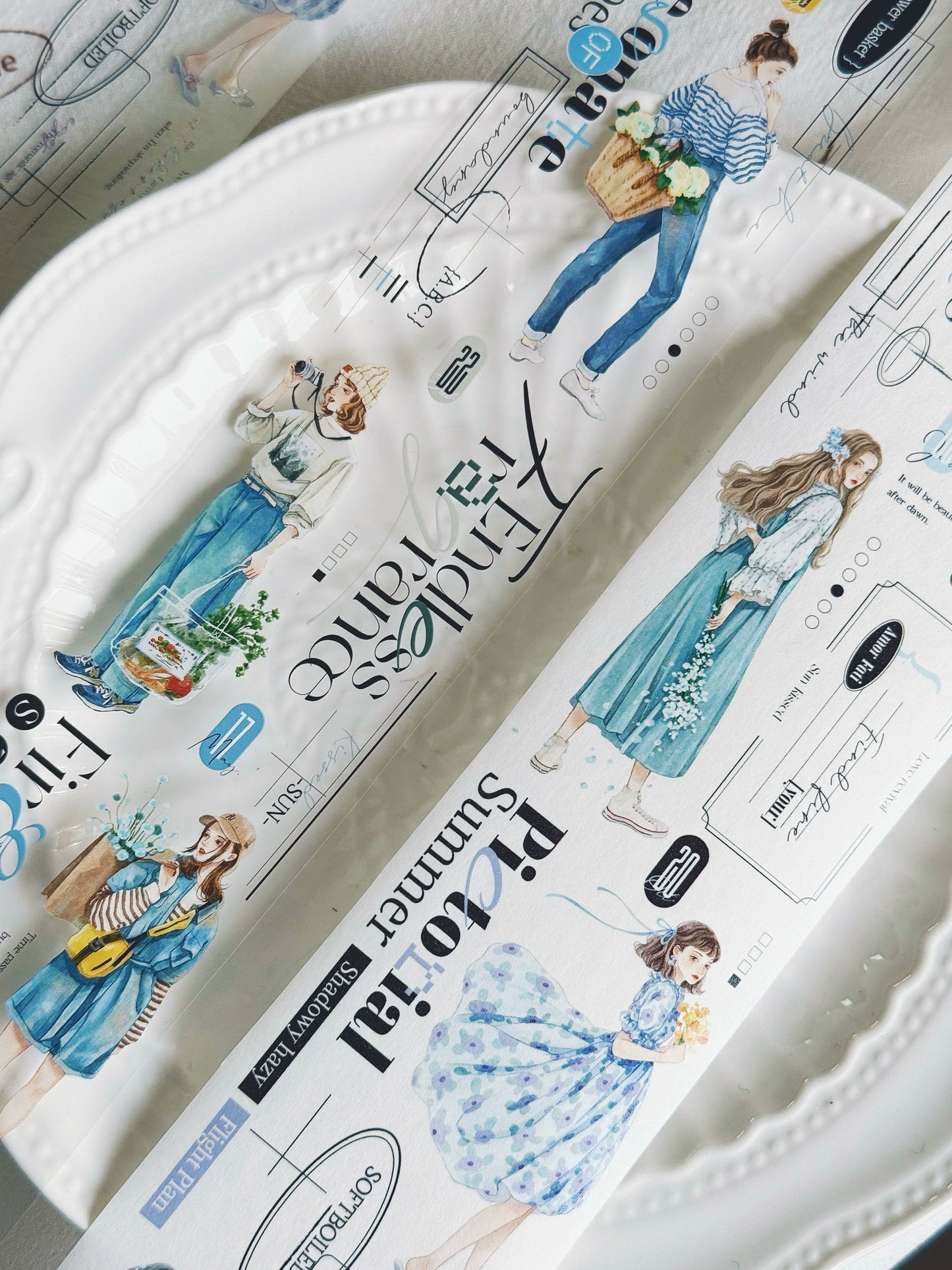 XiYue【Gorgeous Vernal Scenery】Original Design Washi/PET Tape Stickers