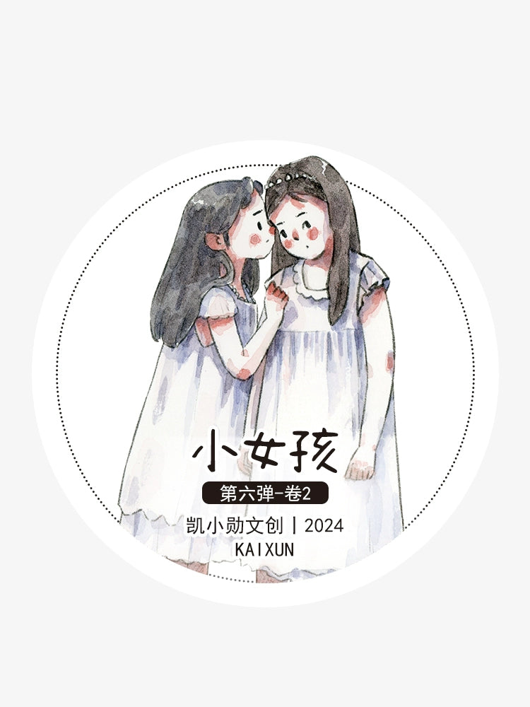 Kaixiaoxun Vol6 【Little Girl】 Washi/Matte PET Tape