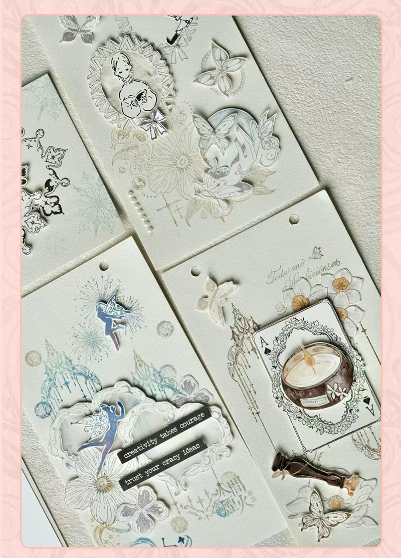 STARRY NIGHT Vol14【Fantastic Journey】Orginal Design Versatile Frame Maple Practical Frame Washi Tape Stamp