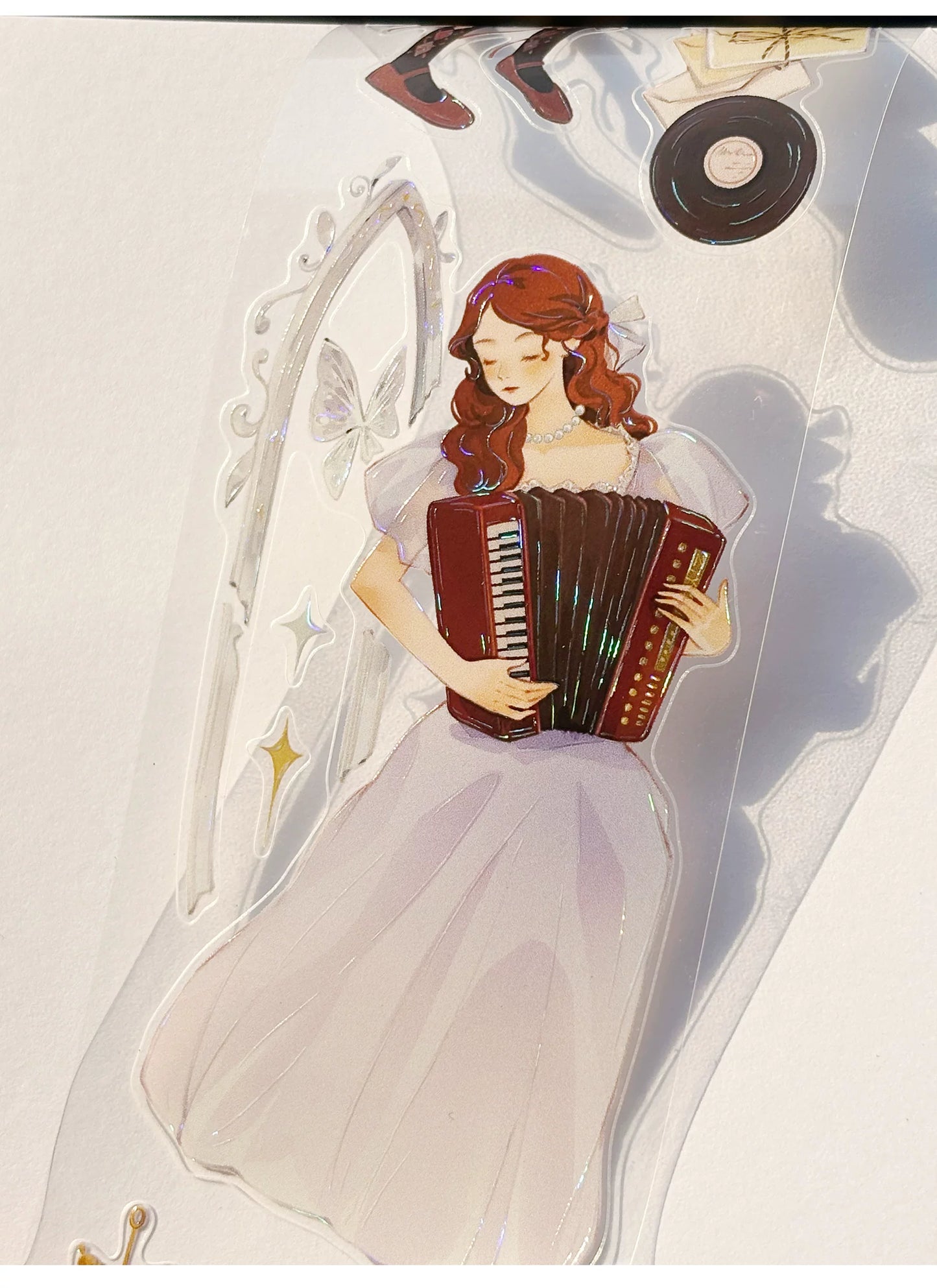 ZiYuanSu Vol15【Fingertip Radiance】Character Material Pre-cut Washi PET Tape