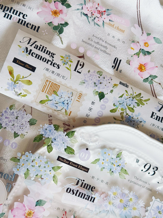 XiYue【Spring Day】Original Design Washi/PET Tape Stickers